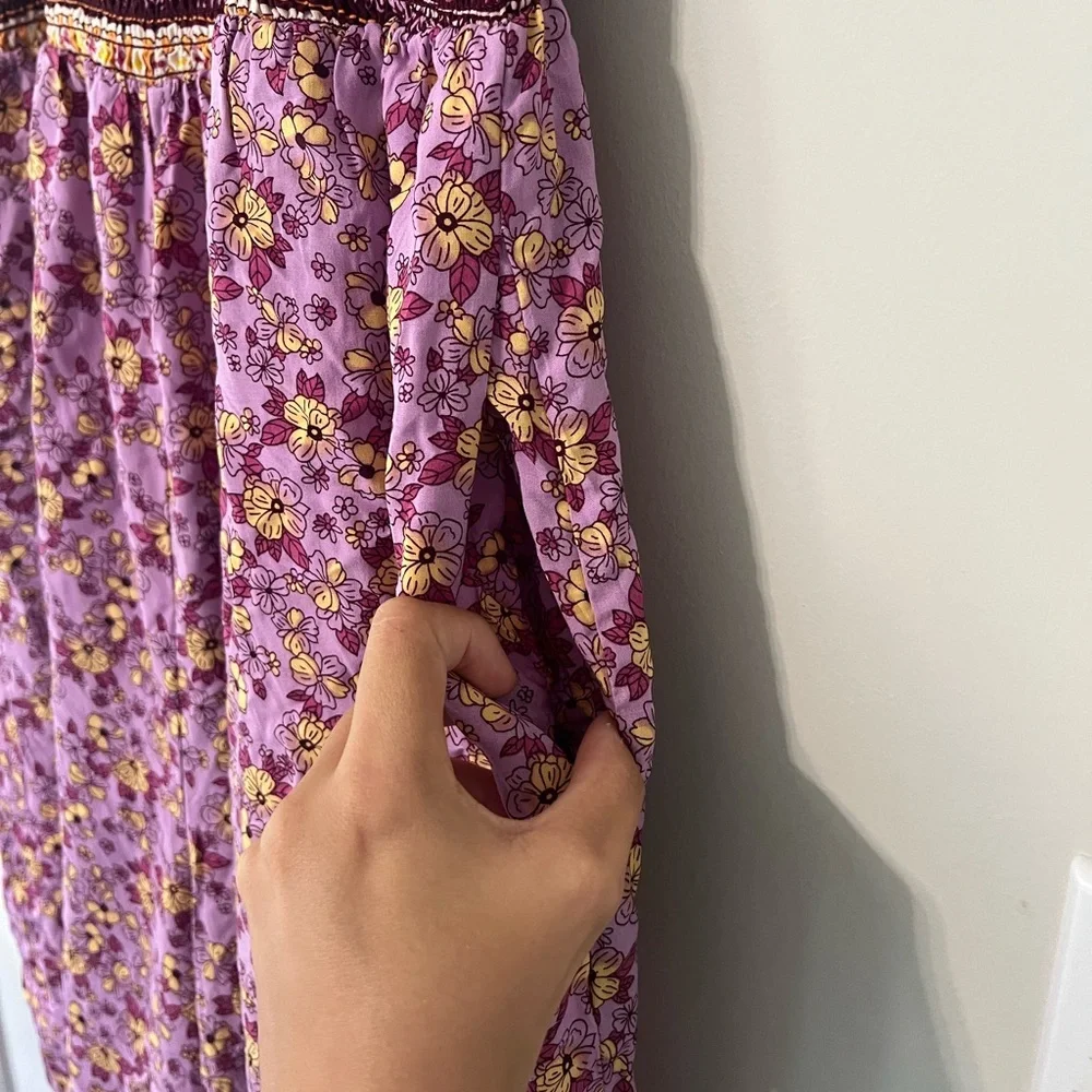 Dokotoo Bohemian Floral Pink Jumpsuit Romper - Picture 6 of 8